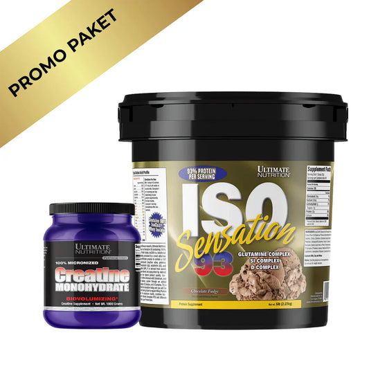 Ultimate Nutrition ISO93 2.27kg + Kreatin - Paket za Snagu i Mišiće