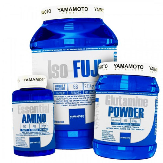 ISO-Fuji 2000g / Glutamine Powder 600g + Free Essential Amino 240